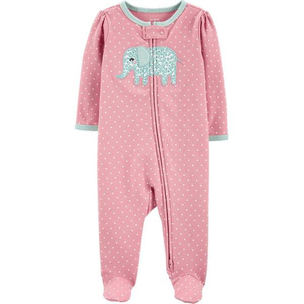 Pijama Enterito de Algodón Estampado Elefante Carters Bebé