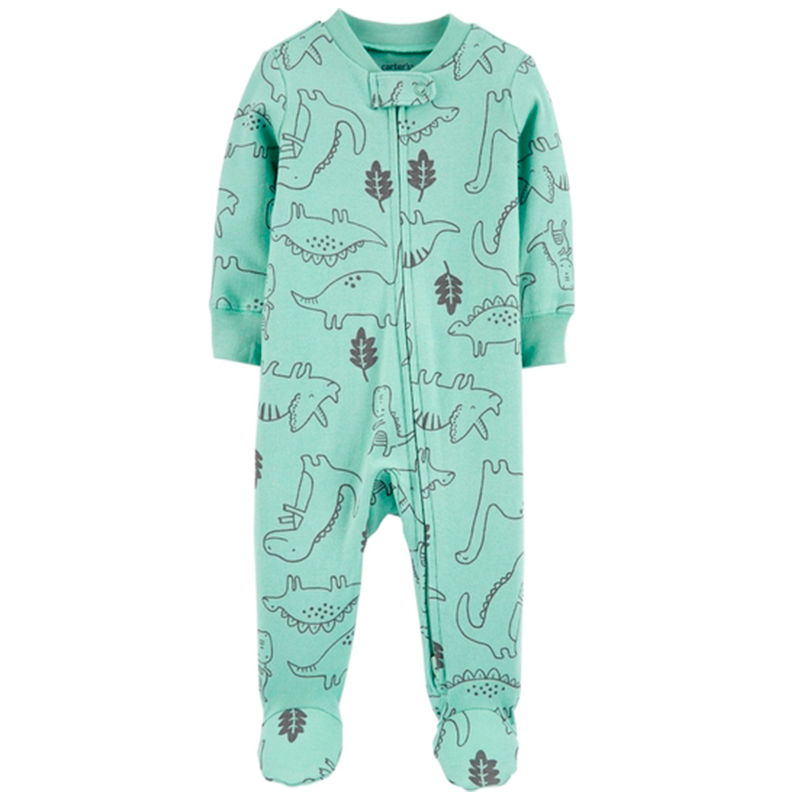 Pijama Enterito de Algodón Dinosaurio Carters Bebé