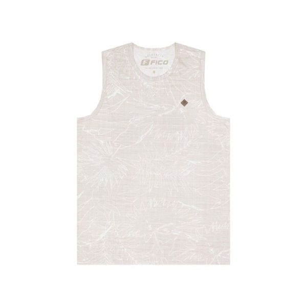Musculosa Remera Fico Casual Estampado Verano Hombre