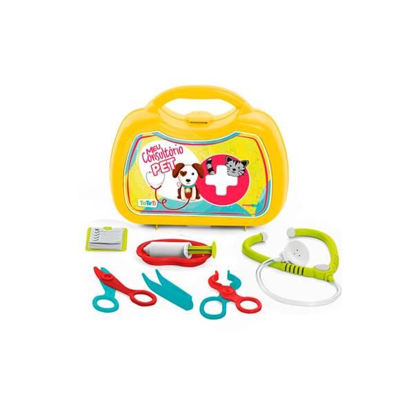 Set Valija Veterinaria Infantil Juguetes Calesita Niña Niño